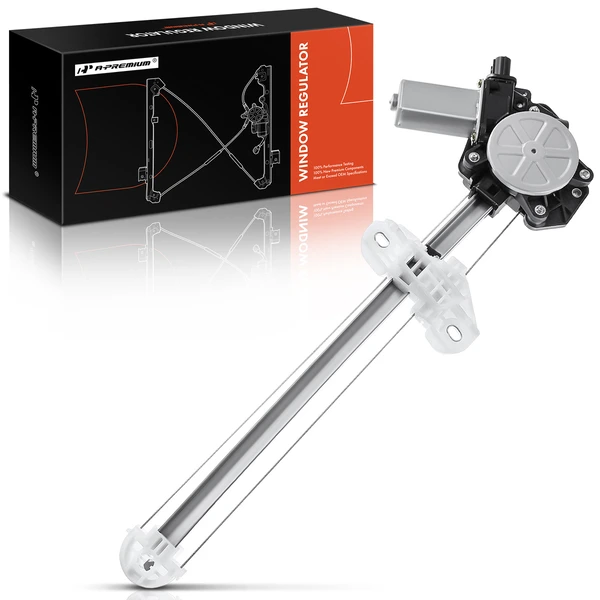 2012-2015 Honda Civic 1-Pc Power Window Regulator and Motor Assembly Rear Right Passenger Side Electric with Motor A-Premium APWR0571