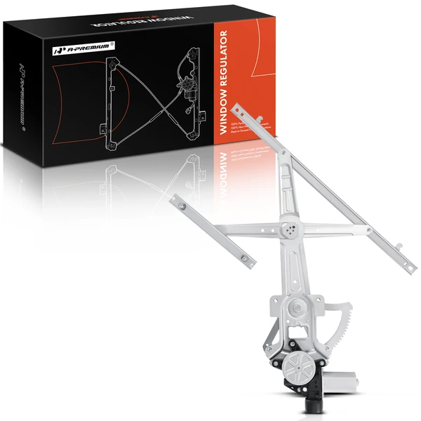 2008-2017 Mitsubishi Lancer 1-Pc Power Window Regulator and Motor Assembly Front Left Driver Side Electric with Motor A-Premium APWR0671