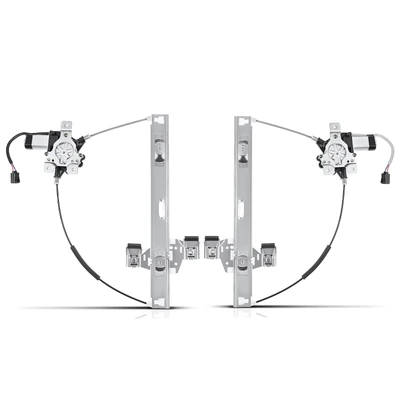 2 Pcs Rear Power Window Regulator with Motor