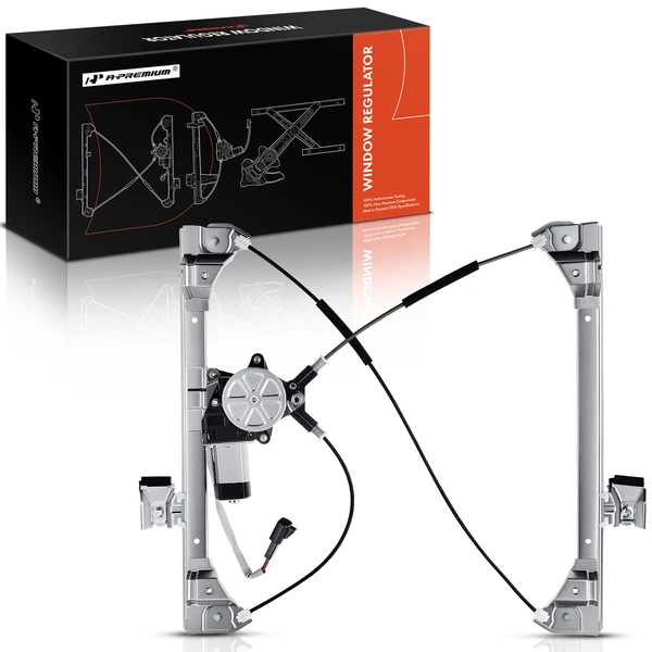 2003-2009 Hummer H2 1-Pc Power Window Regulator and Motor Assembly Front Right Passenger Side Electric with Motor A-Premium APWR2335