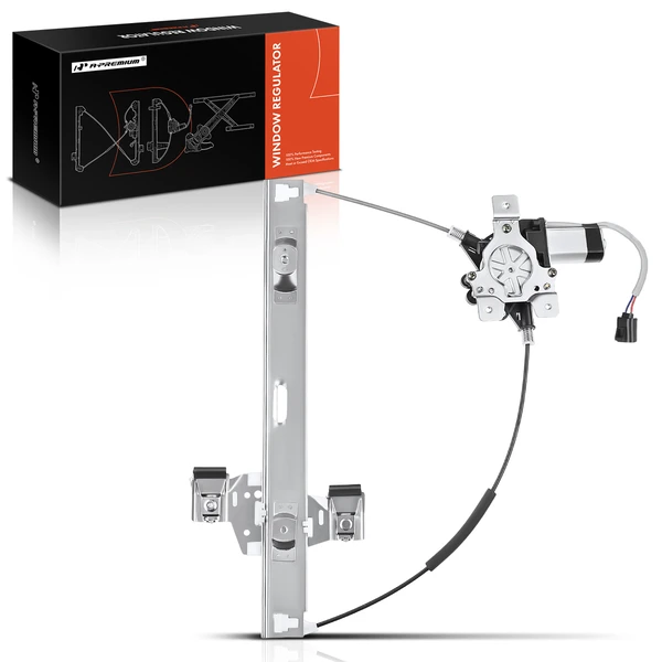 2003-2009 Hummer H2 1-Pc Power Window Regulator and Motor Assembly Rear Left Driver Side Electric with Motor A-Premium APWR1786