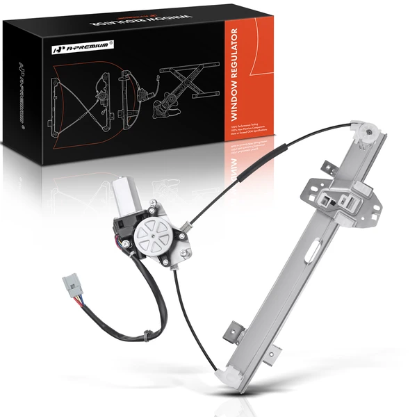 2002-2003 Acura TL 1-Pc Power Window Regulator and Motor Assembly Front Left Driver Side Electric with Motor A-Premium APWR2649