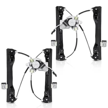 2 Pcs Front Power Window Regulator with Motor