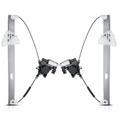 2 Pcs Front Power Window Regulator with Motor