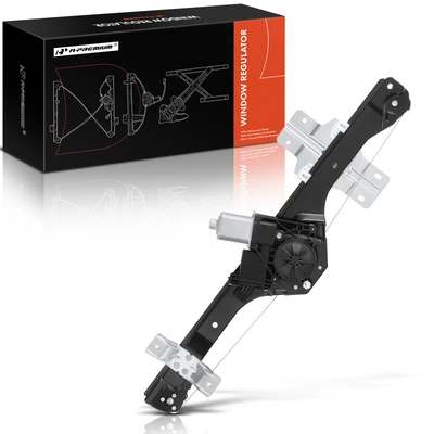 Front Left Power Window Regulator with 6-Pin Motor