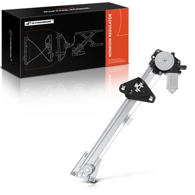 Front Driver Power Window Regulator with Motor