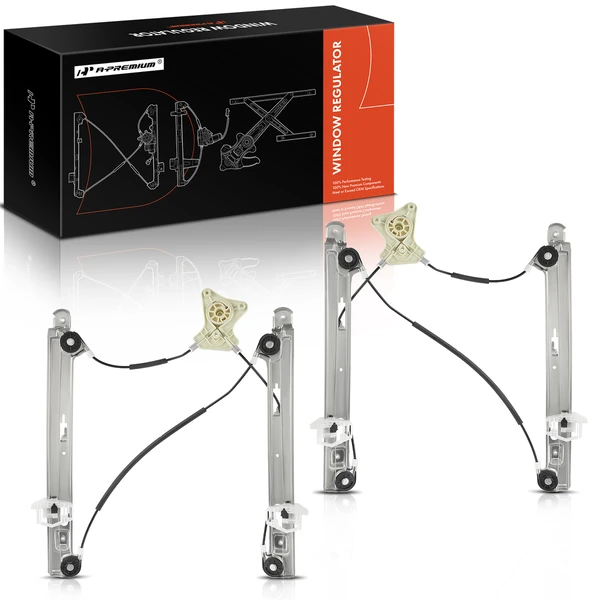 2 Pcs Front Power Window Regulator without Motor for Jeep Patriot 2007-2017