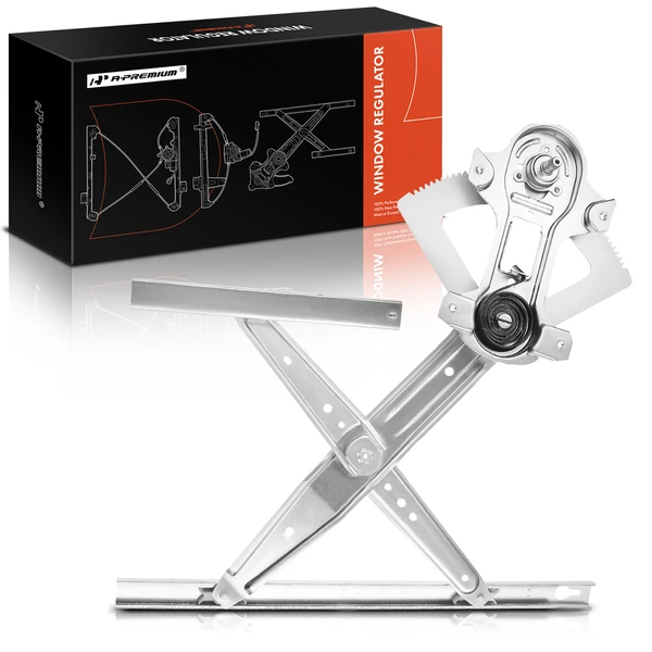 1999-2012 Ford F-250 Super Duty 1-Pc Manual Window Regulator Front Left Driver Side Manual A-Premium APWR1851