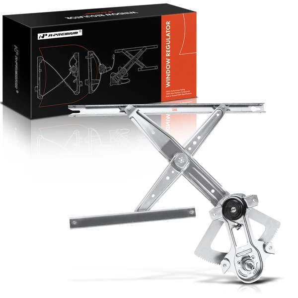 1999-2012 Ford F-250 Super Duty 1-Pc Manual Window Regulator Front Right Passenger Side Manual A-Premium APWR1852