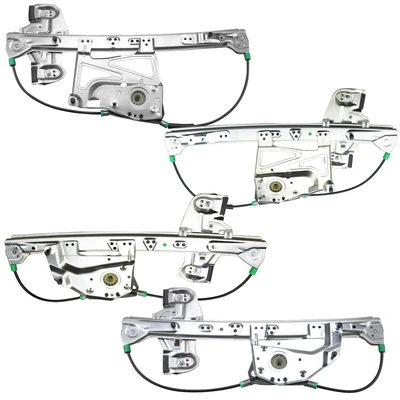 4 Pcs Front & Rear Power Window Regulator without Motor