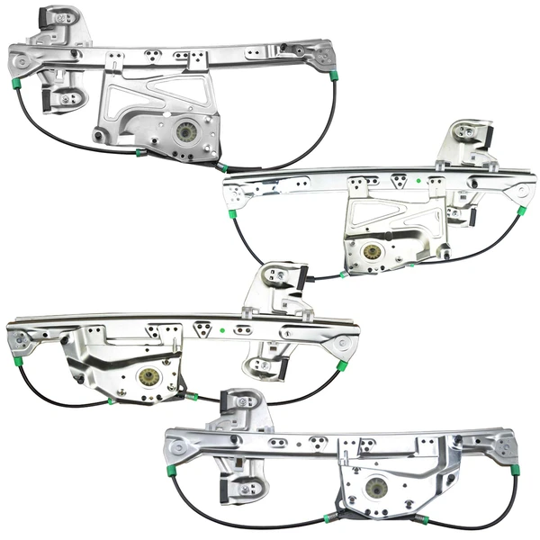 4 Pcs Front & Rear Power Window Regulator without Motor for Cadillac Deville 00-05