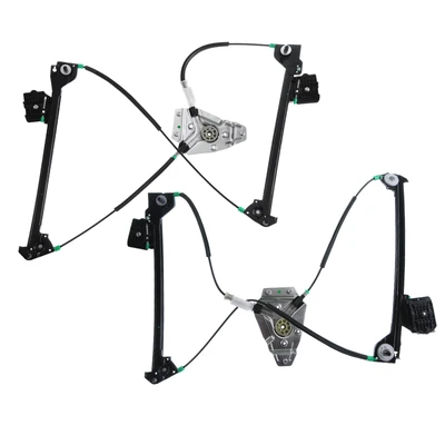 2 Pcs Front Power Window Regulator without Motor