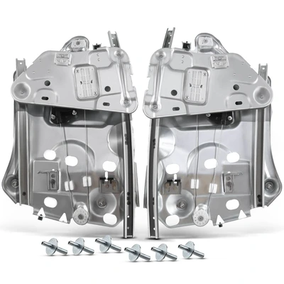 2 Pcs Rear Power Window Regulator without Motor