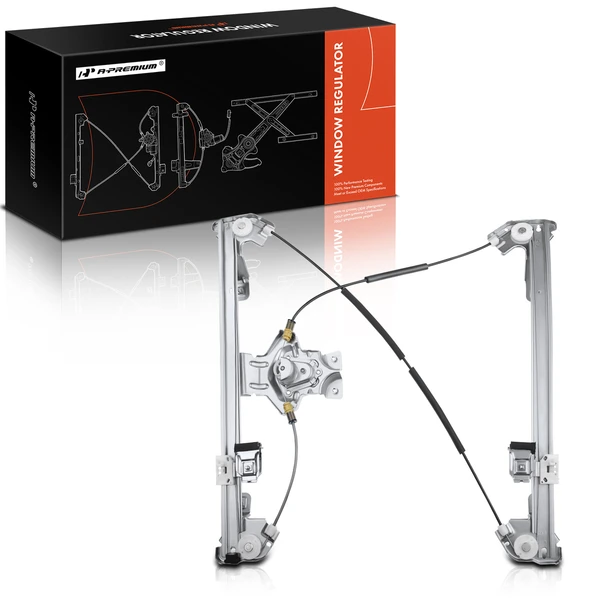 2004-2008 Ford F-150 1-Pc Manual Window Regulator Front Left Driver Side Manual A-Premium APWR1854