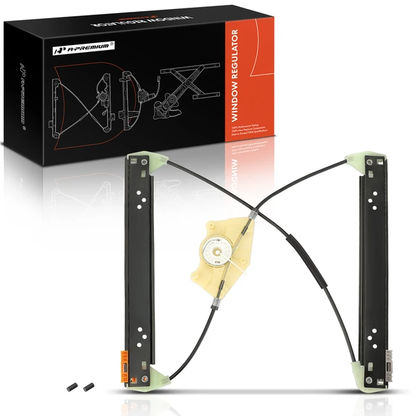 2004-2010 Volkswagen Touareg 1-Pc Power Window Regulator Rear Right Passenger Side Electric A-Premium APWR0171