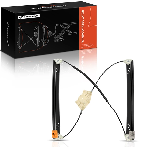 2004-2010 Volkswagen Touareg 1-Pc Power Window Regulator Front Left Driver Side Electric A-Premium APWR0173