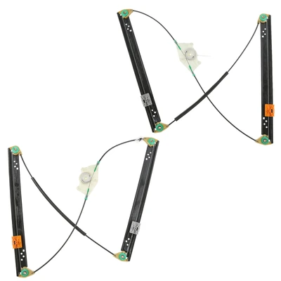 2 Pcs Front Power Window Regulator without Motor