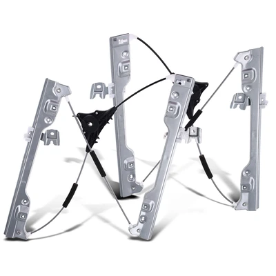 2 Pcs Front Power Window Regulator without Motor