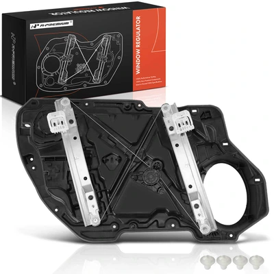 Front Passenger Power Window Regulator with Panel