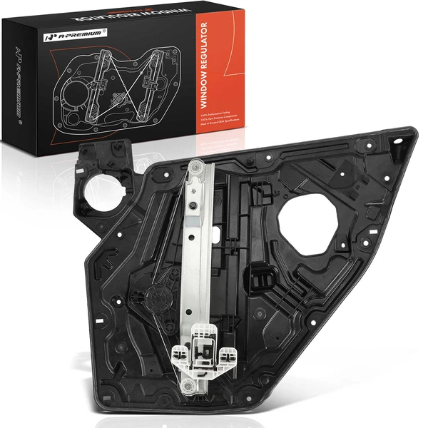 Rear Driver Power Window Regulator with Panel for Chrysler 300 Dodge Charger 11-21