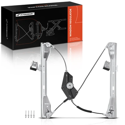 Front Driver Window Regulator without Motor