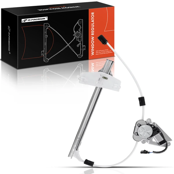 2002-2006 Jeep Liberty 1-Pc Power Window Regulator and Motor Assembly Front Left Driver Side Electric with Motor A-Premium WR0063