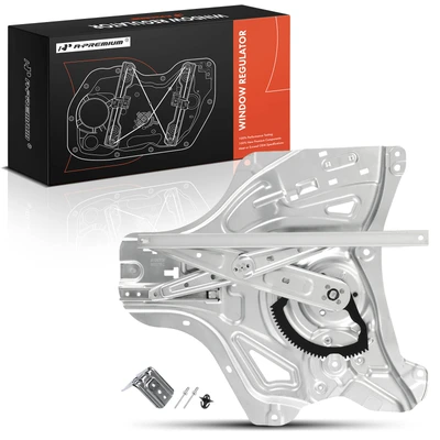 Front Passenger Power Window Regulator with Panel