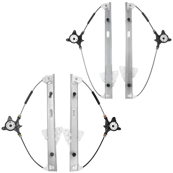 2007-2015 Mazda CX-9 4-Pc Power Window Regulator Front & Rear Electric A-Premium APWR2858