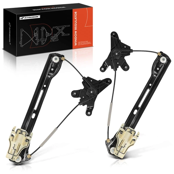 2 Pcs Rear Power Window Regulator for Ford Fusion 2013-2020 Lincoln MKZ 2013-2018