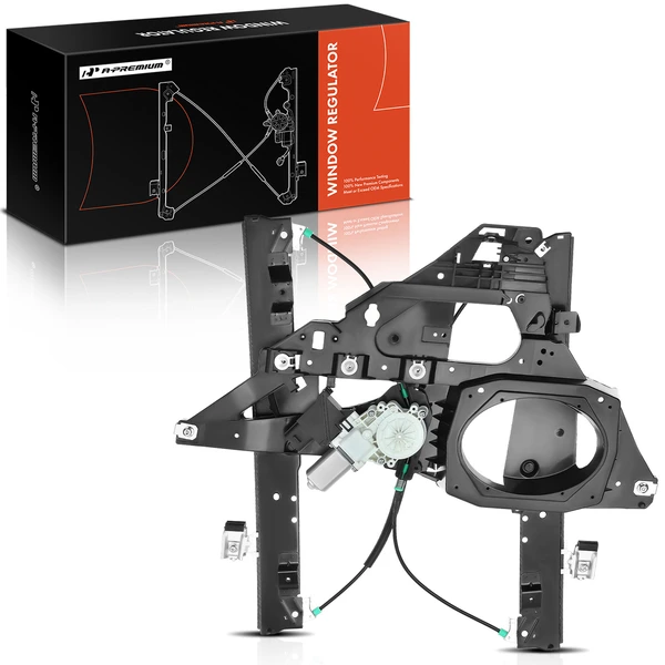 2007-2017 Lincoln Navigator 1-Pc Power Window Regulator and Motor Assembly Front Left Driver Side Electric with Motor A-Premium APWR2555