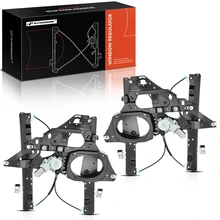 2 Pcs Front Power Window Regulator with Motor