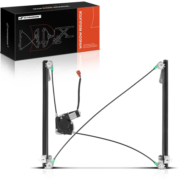 2000 Chrysler Voyager 1-Pc Power Window Regulator and Motor Assembly Front Right Passenger Side Electric with Motor A-Premium WR0059