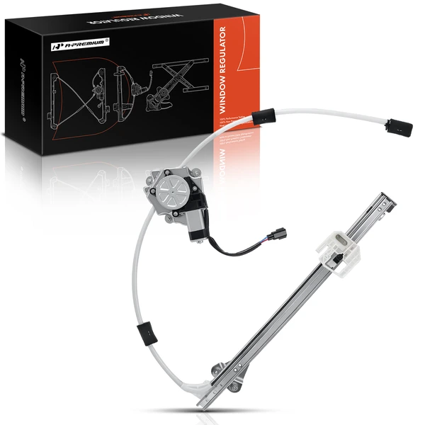 2006-2007 Jeep Liberty 1-Pc Power Window Regulator and Motor Assembly Rear Right Passenger Side Electric with Motor A-Premium WR0151