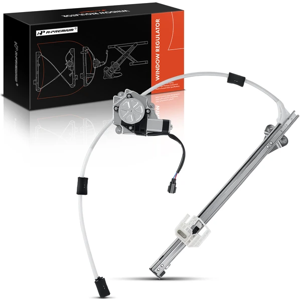 2006-2007 Jeep Liberty 1-Pc Power Window Regulator and Motor Assembly Rear Left Driver Side Electric with Motor A-Premium WR0150