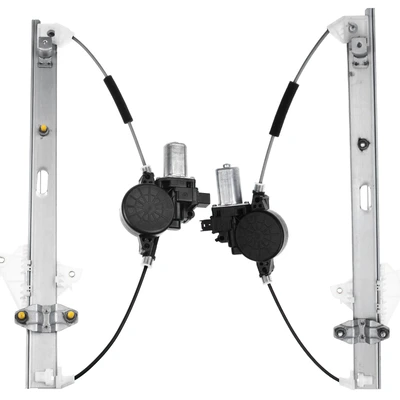 2 Pcs Front Power Window Regulator with Motor