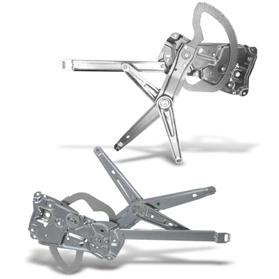 2 Pcs Front Power Window Regulator without Motor