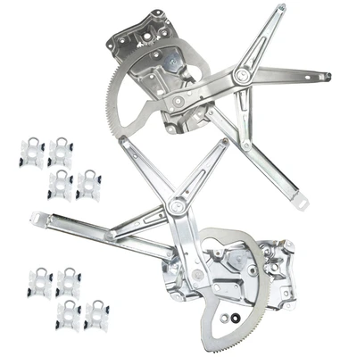 2 Pcs Front Power Window Regulator without Motor