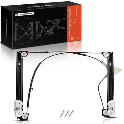 Front Passenger Power Window Regulator without Motor