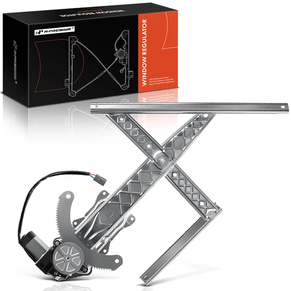 1997-1998 Ford F-250 1-Pc Power Window Regulator and Motor Assembly Front Right Passenger Side Electric with Motor A-Premium WR0091