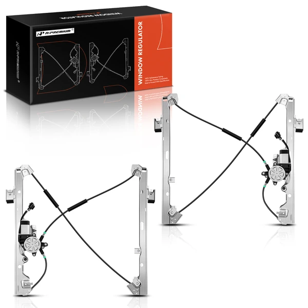 2002-2006 Chevrolet Avalanche 2500 2-Pc Window Regulator and Motor Kit Front Driver & Passenger Electric with Motor A-Premium WR0171