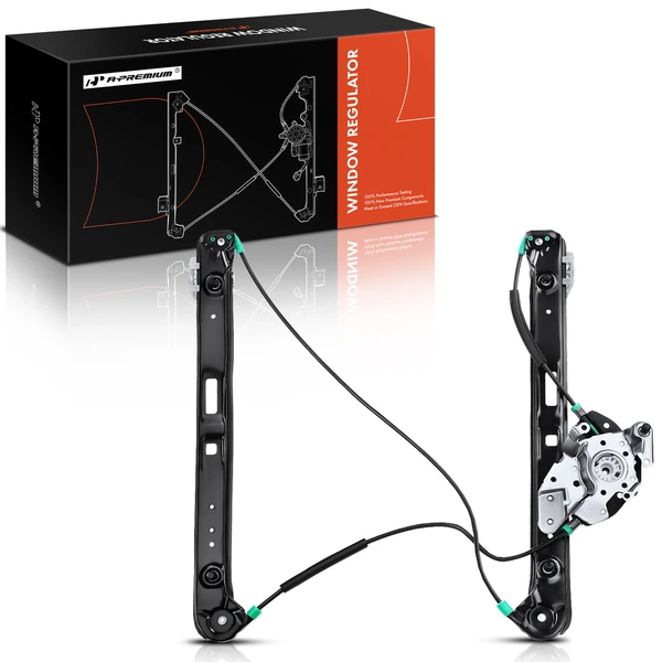 1999-2000 BMW 328i 1-Pc Power Window Regulator Front Right Passenger Side Electric A-Premium WR0009