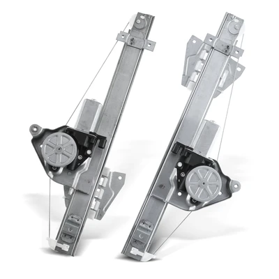 2 Pcs Rear Power Window Regulator with Motor