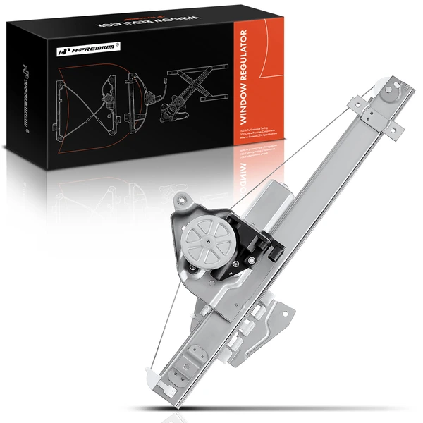 2004-2006 Mitsubishi Montero 1-Pc Power Window Regulator and Motor Assembly Rear Right Passenger Side Electric with Motor A-Premium APWR0694