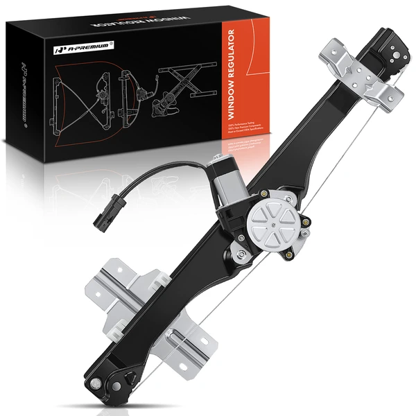 2013-2016 Buick Enclave 1-Pc Power Window Regulator and Motor Assembly Front Right Passenger Side Electric with Motor A-Premium APWR0294