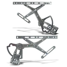 1998-2000 Mercedes-Benz SLK230 2pc Power Window Regulator Front Driver & Passenger Electric A-Premium APWR0055