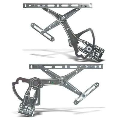 2 Pcs Front Power Window Regulator without Motor