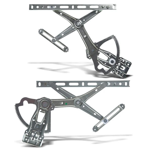 2 Pcs Front Power Window Regulator without Motor for Mercedes-Benz SLK230 98-00