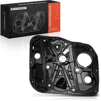 Front Driver Power Window Regulator with Panel Motor