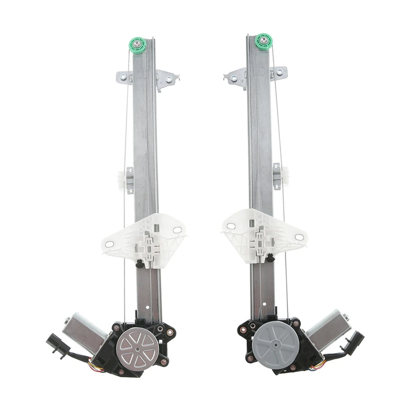 2-Pc Window Regulator and Motor Kit Front Driver & Passenger Electric with Motor A-Premium APWR1073