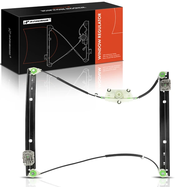 2007-2011 Audi Q7 1-Pc Power Window Regulator Front Right Passenger Side Electric A-Premium APWR3083